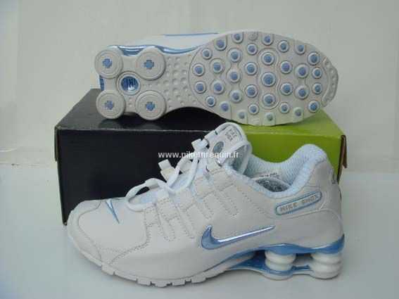 Nike Shox Nz Bleu Blanc